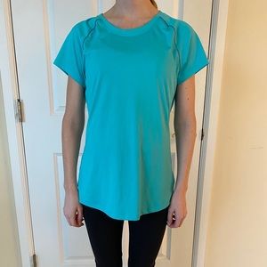 Teal Champion T-Shirt Sz Lrg